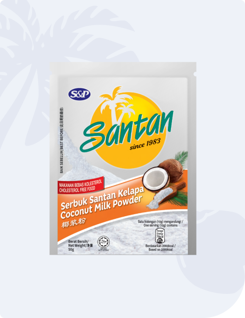 S&P Santan Coconut Milk Powder Original (50g)