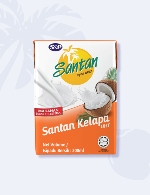S&P Santan Original Coconut Milk Brik (200ml)