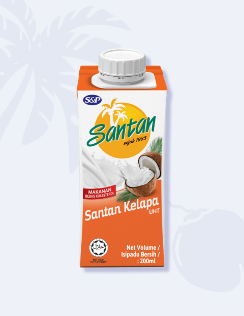 S&P Santan Original Coconut Milk (200ml)