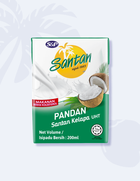 S&P Santan Pandan Coconut Milk (200ml)